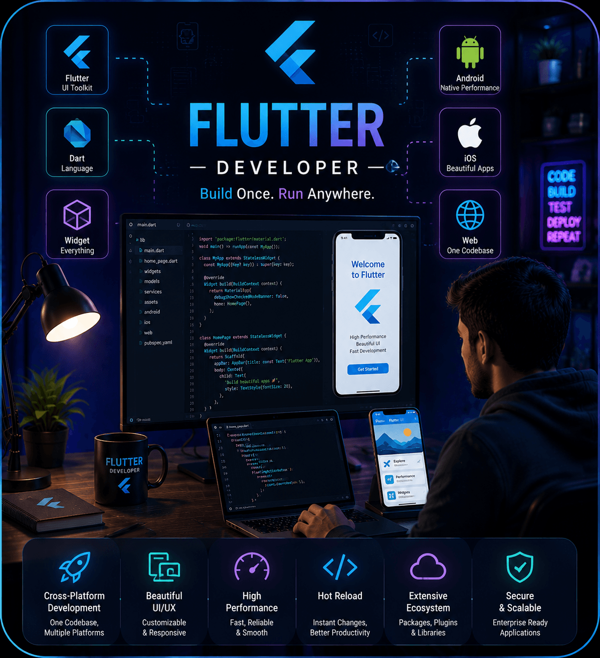 Flutter development company achievements