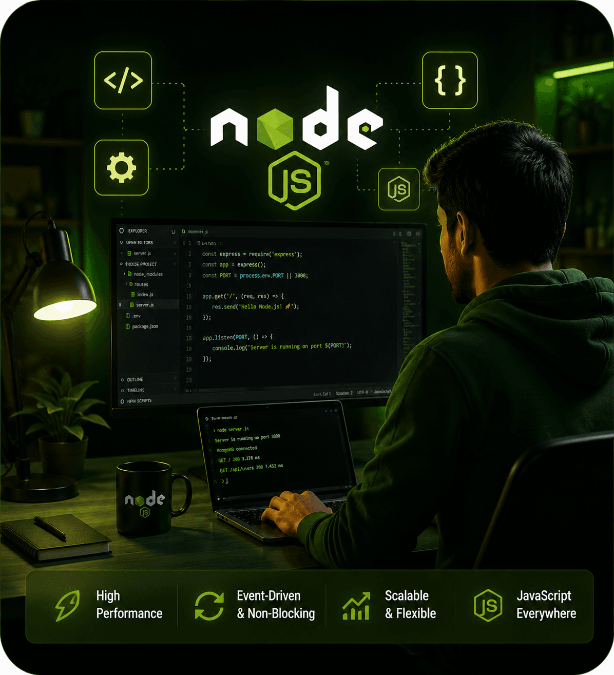 Node.js development company achievements