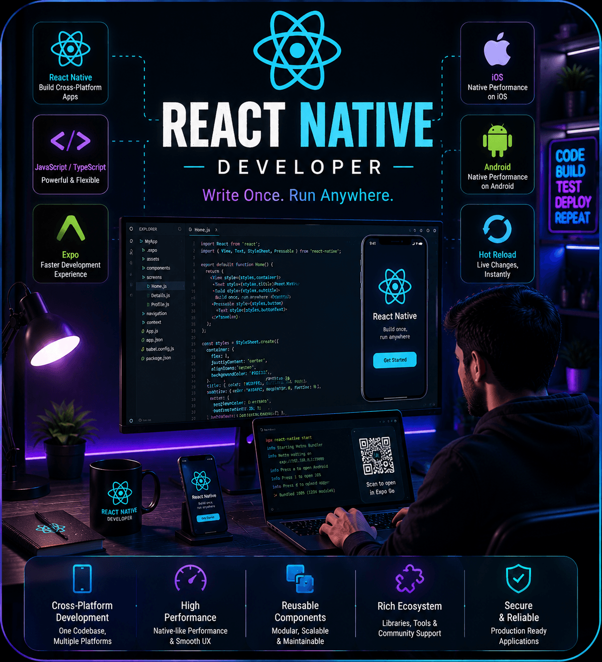 React Native development company achievements