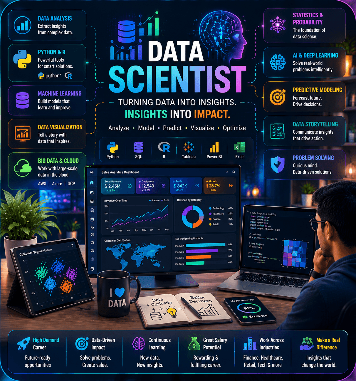 Data Scientists development company achievements