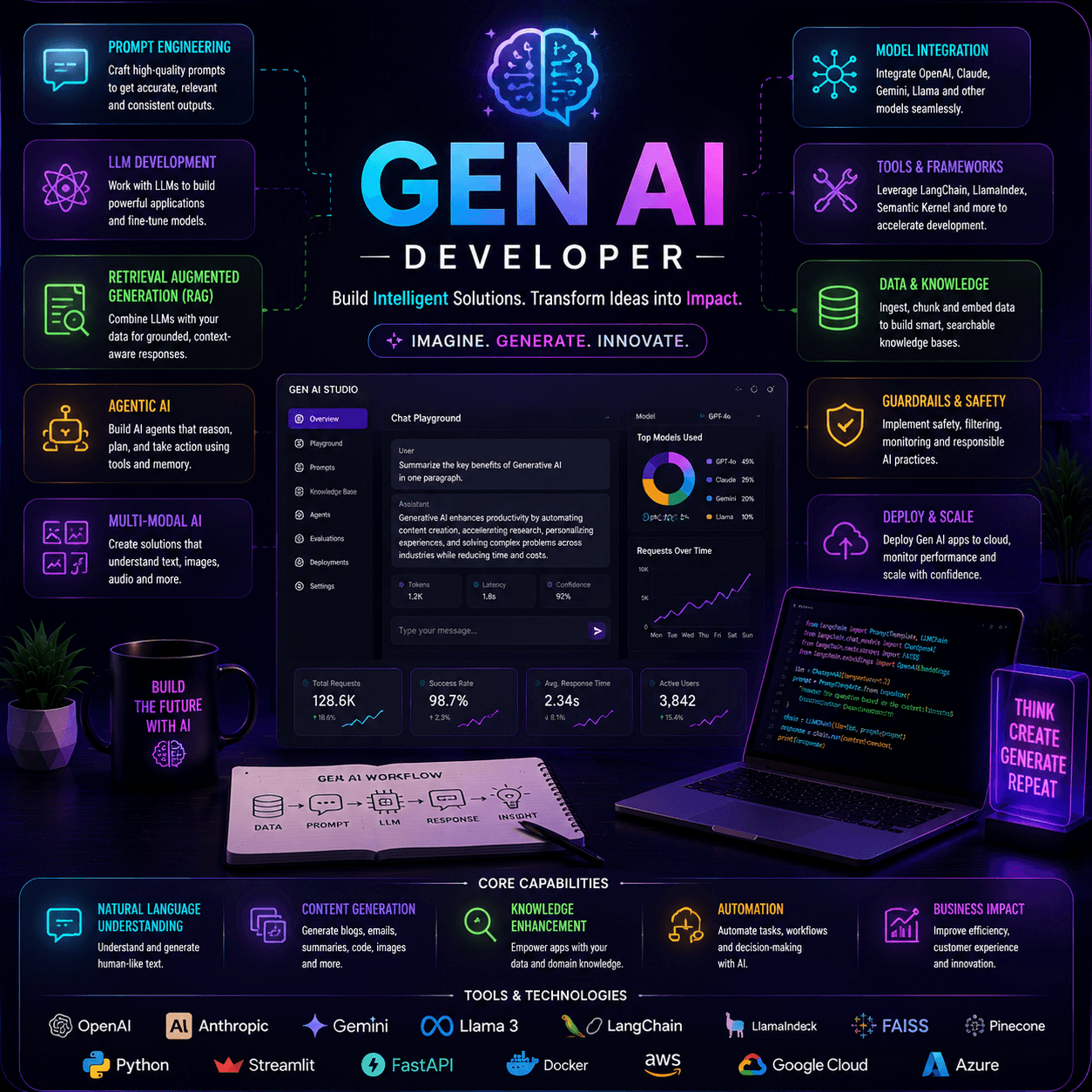 Generative AI development company achievements