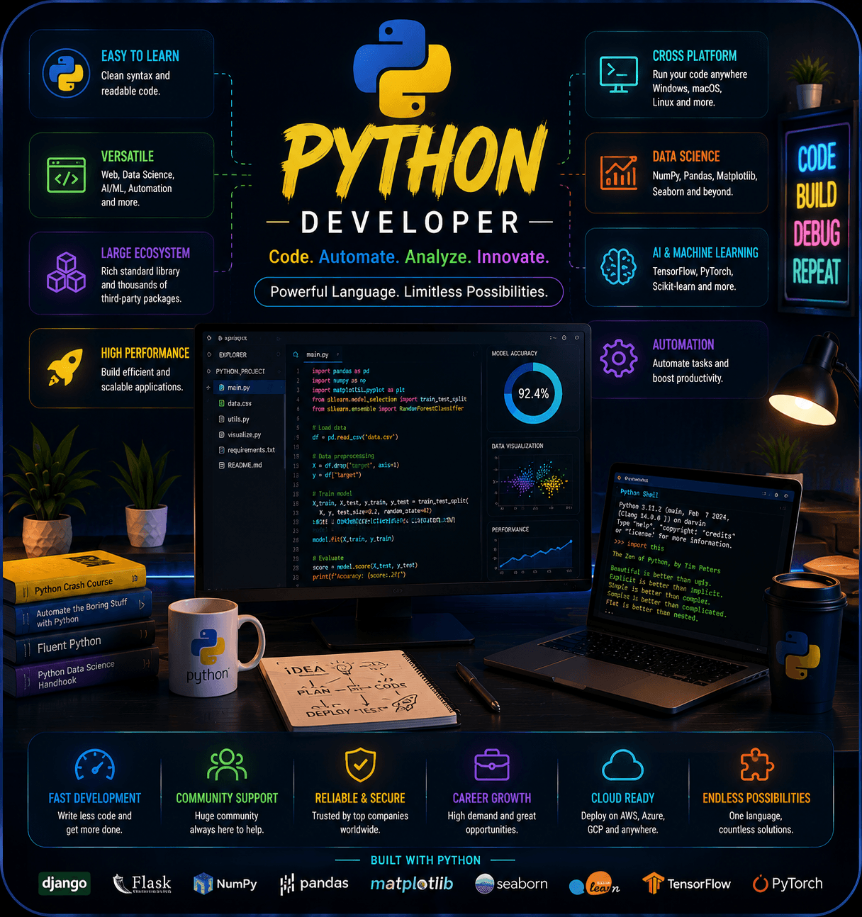 Python development company achievements